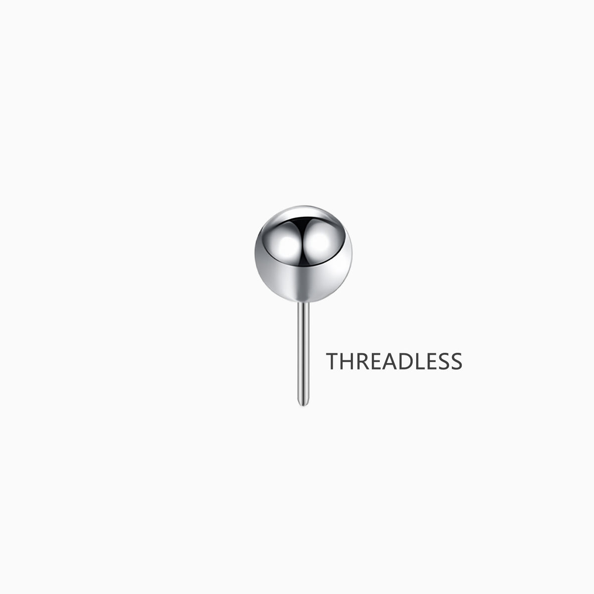 Titanium Threadless Ball Top.