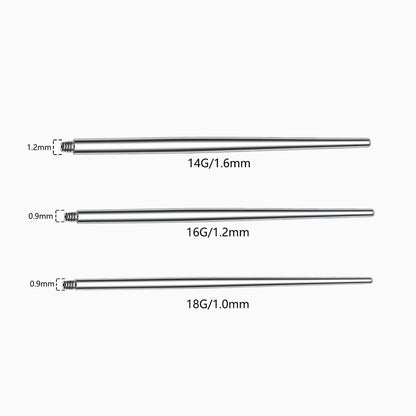 Titanium Internally Threaded Insertion Pin