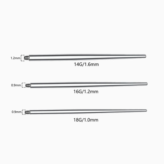 Titanium Internally Threaded Insertion Pin