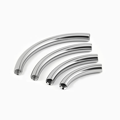 Titanium Internally Threaded Curved Barbell Replacement Component