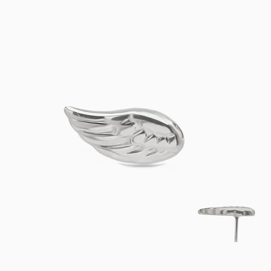 Titanium Threadless Right Angel Wing Top