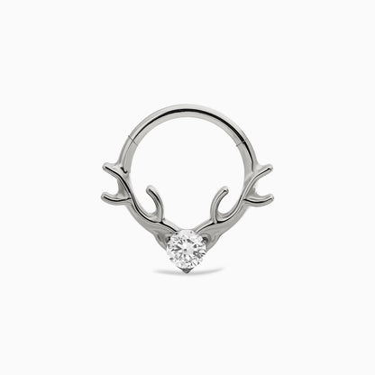 Titanium Antler Front Facing Hinged Clicker