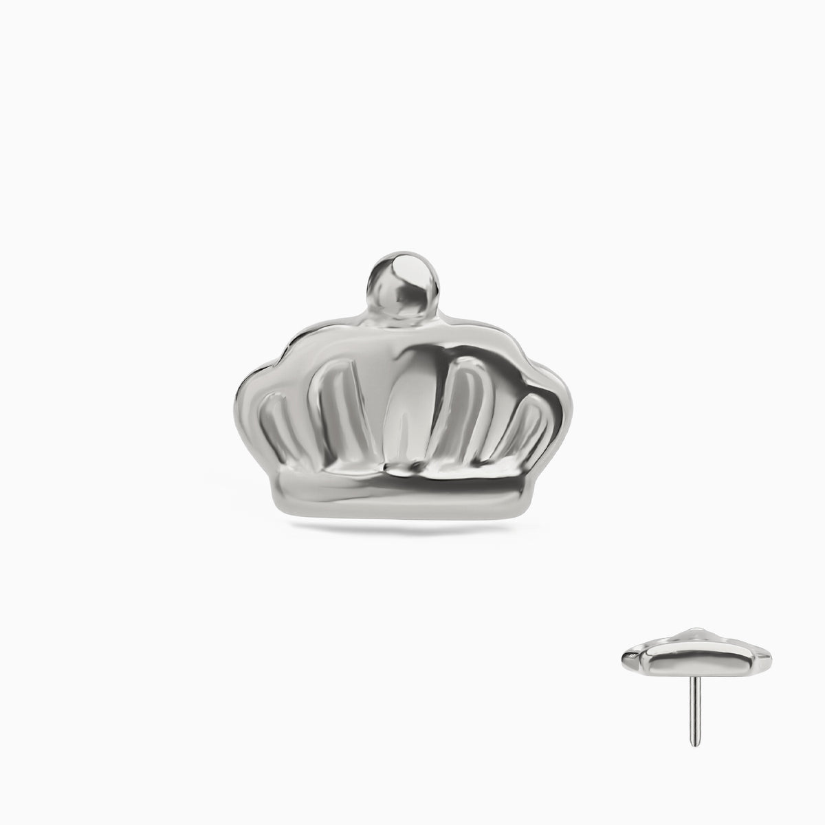 Titanium Threadless Crown Top