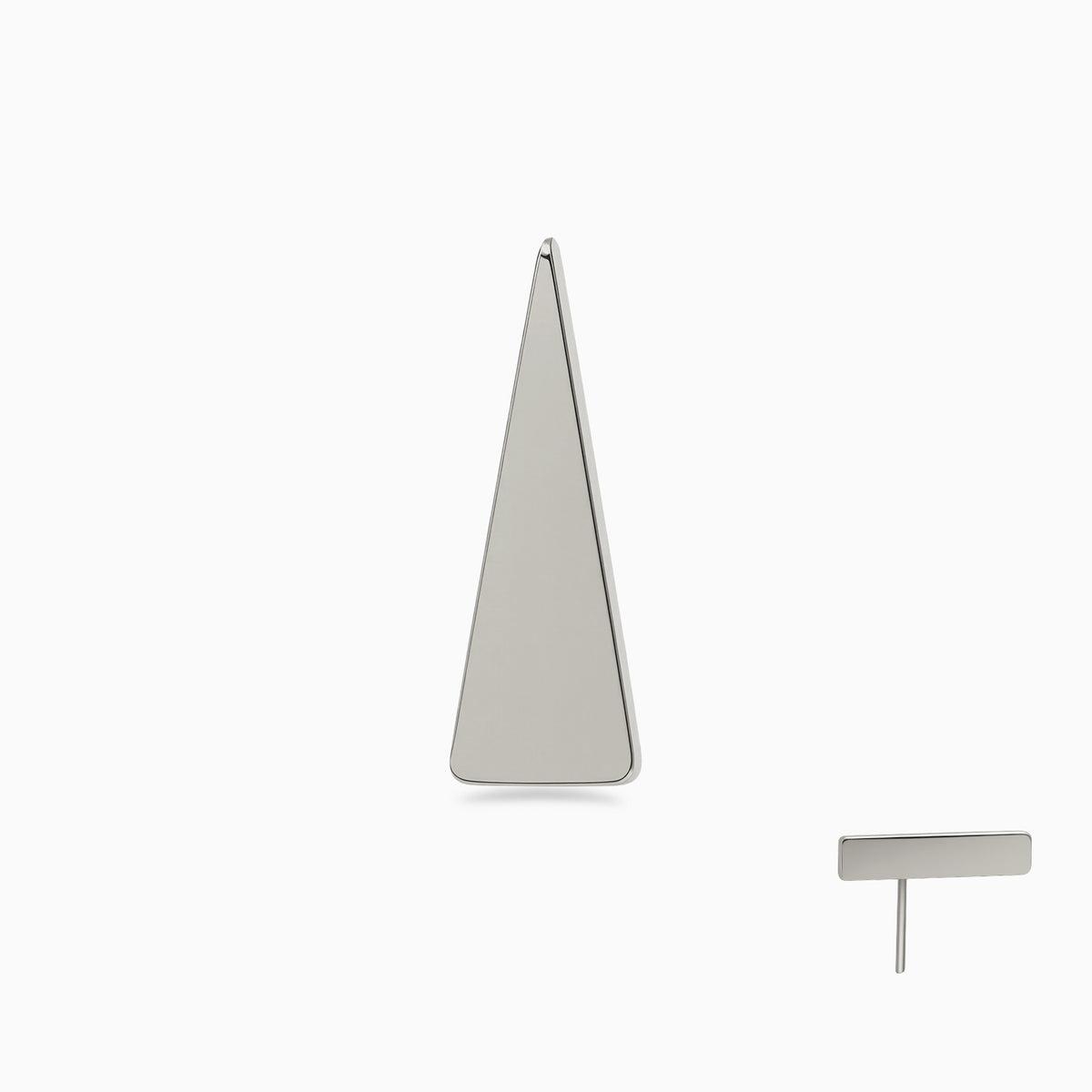 Titanium Threadless Triangular Spike Top