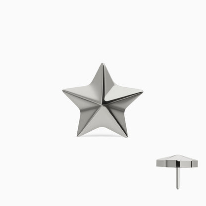 Titanium Threadless Star Top
