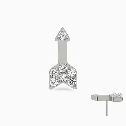 Titanium Threadless Arrow Cluster Top