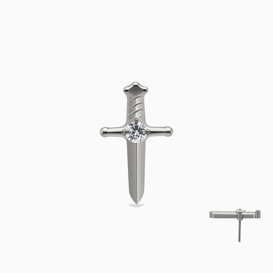 Titanium Threadless Dagger Top.