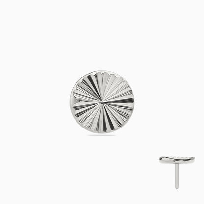 Titanium Threadless Sunburst Top