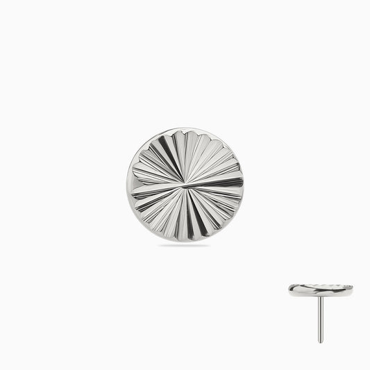 Titanium Threadless Sunburst Top