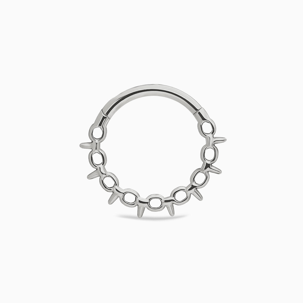 Titanium Spike Front Facing Hinged Clicker
