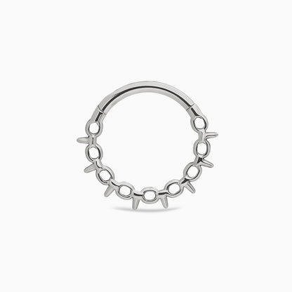 Titanium Spike Front Facing Hinged Clicker