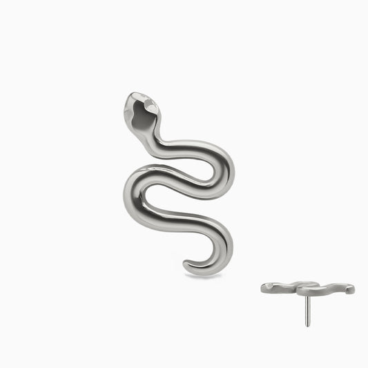 Titanium Threadless Snake Top