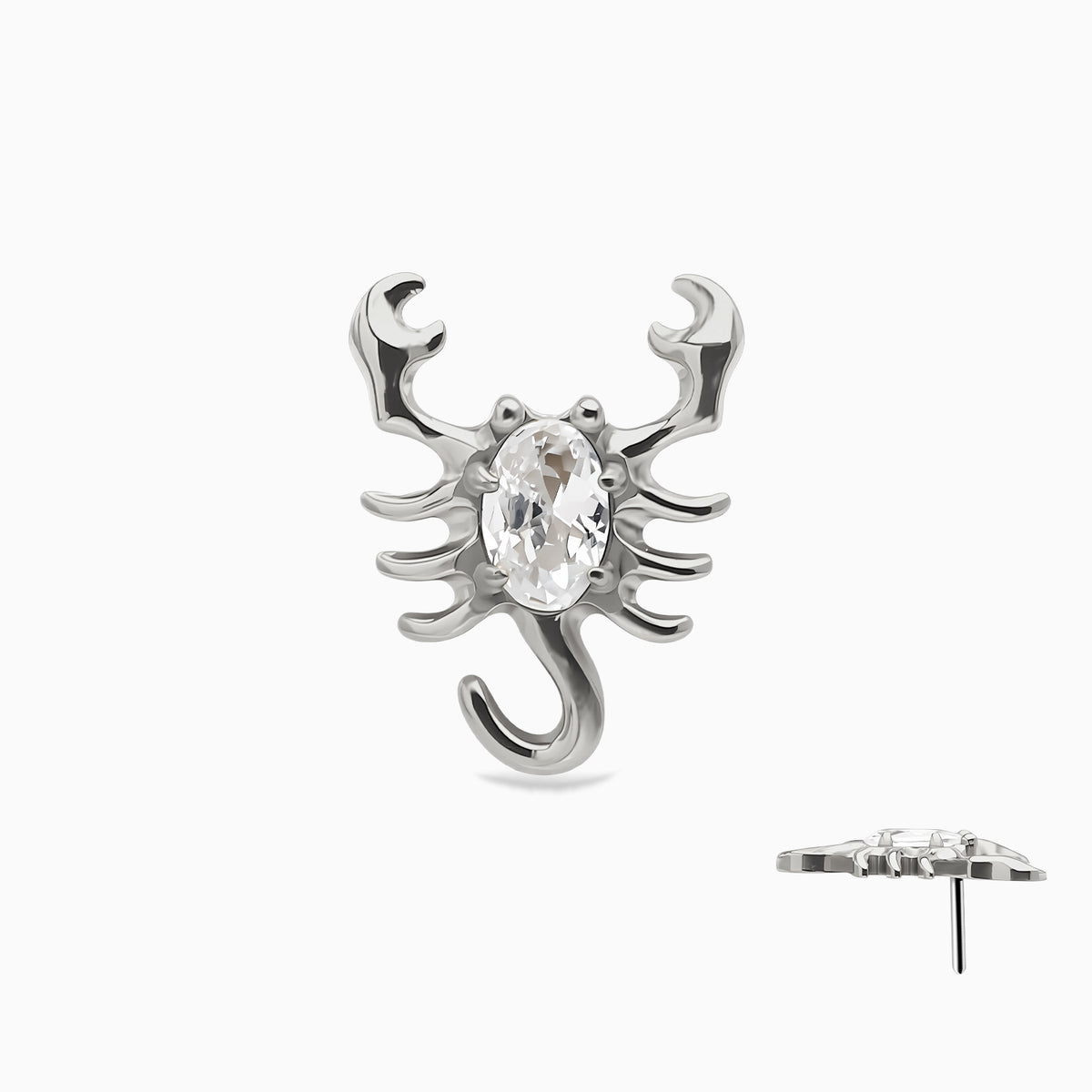 Titanium Threadless Scorpion Top