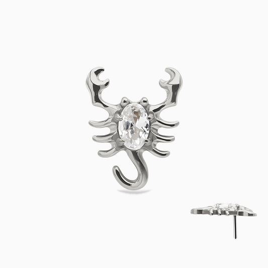 Titanium Threadless Scorpion Top