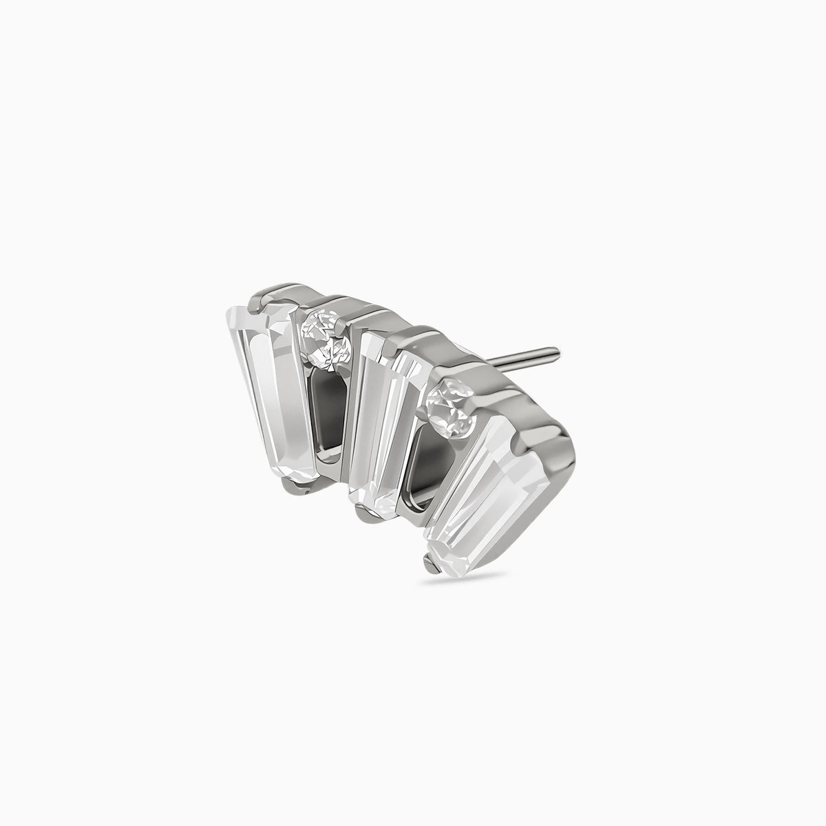 Titanium Threadless Fan Cluster Top