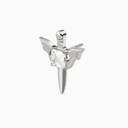 Titanium Threadless Winged Dagger  Top