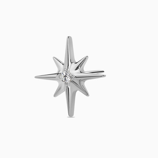 Titanium Threadless North Star Gem Top.