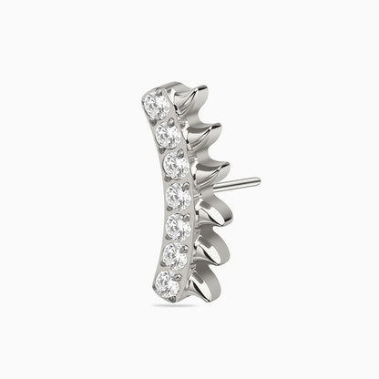 Titanium Threadless Spike Cluster Top