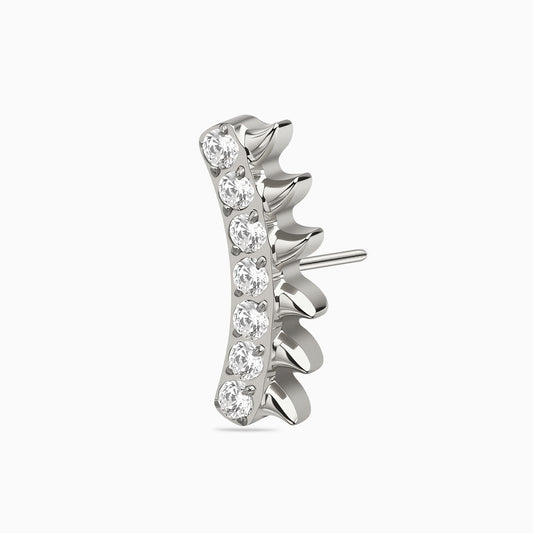 Titanium Threadless Spike Cluster Top