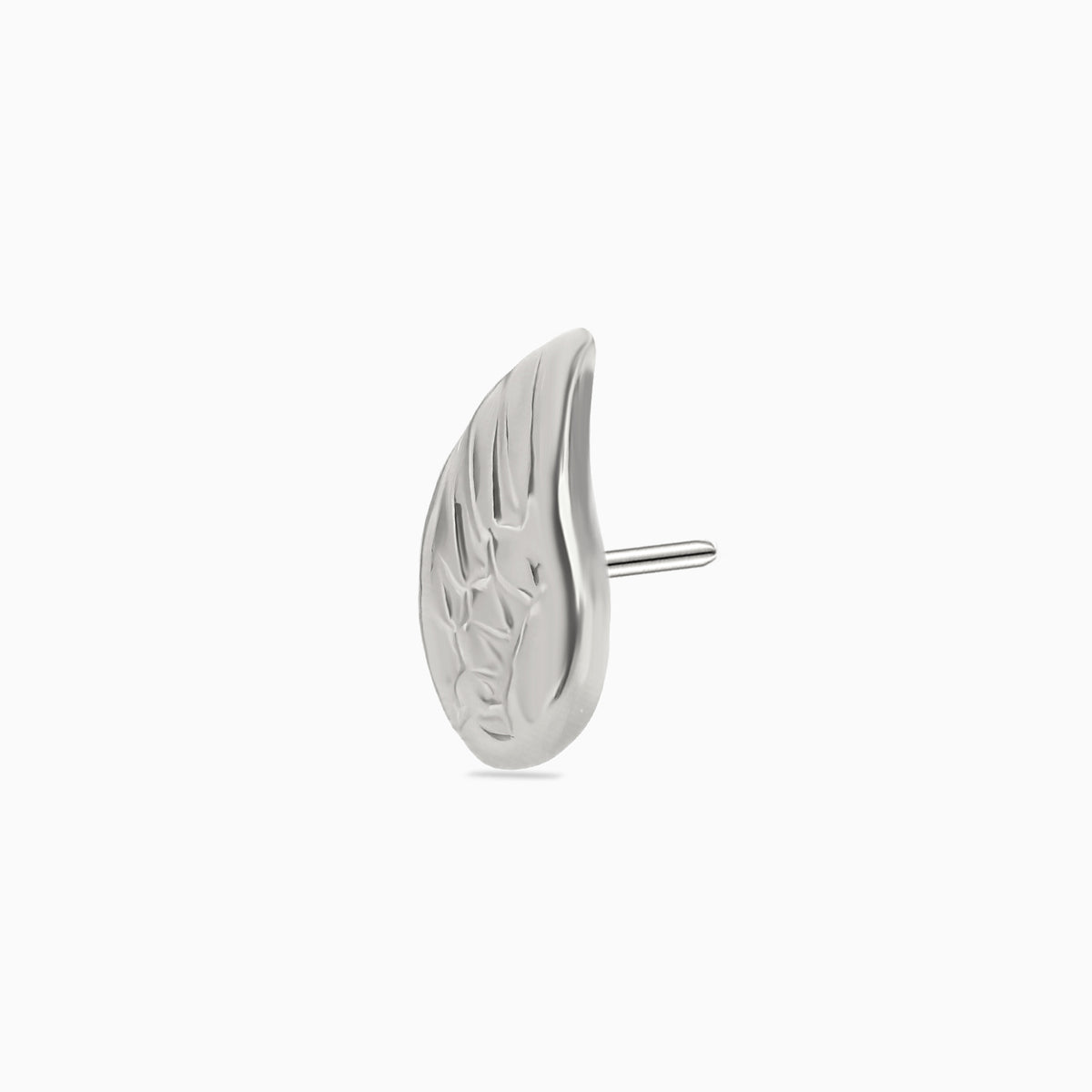 Titanium Threadless Right Angel Wing Top