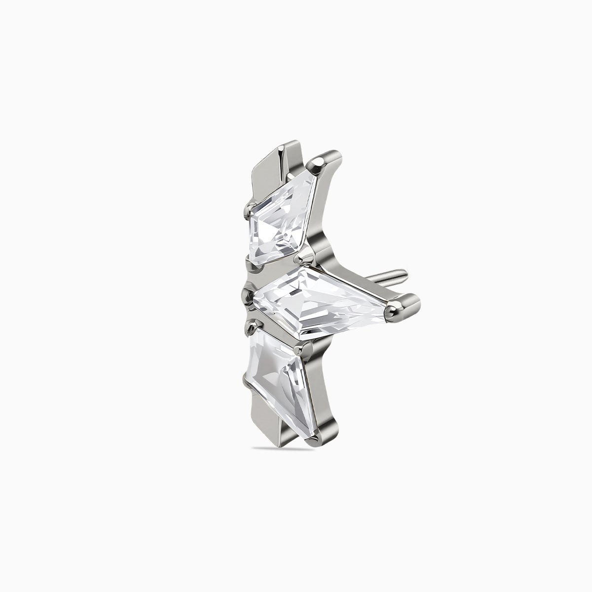 &nbsp;Titanium Threadless Crown Top