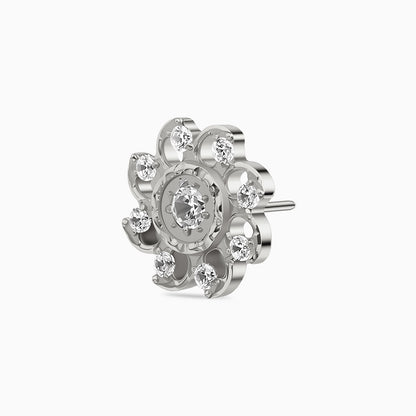 Titanium Threadless Swirl Cluster Top