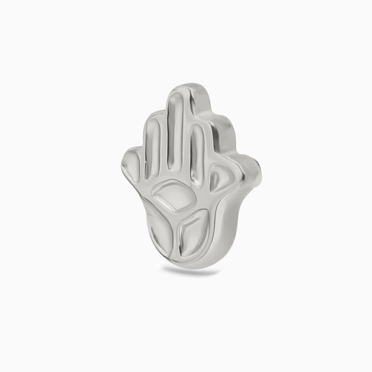 Titanium Threadless Hamsa Hand Top