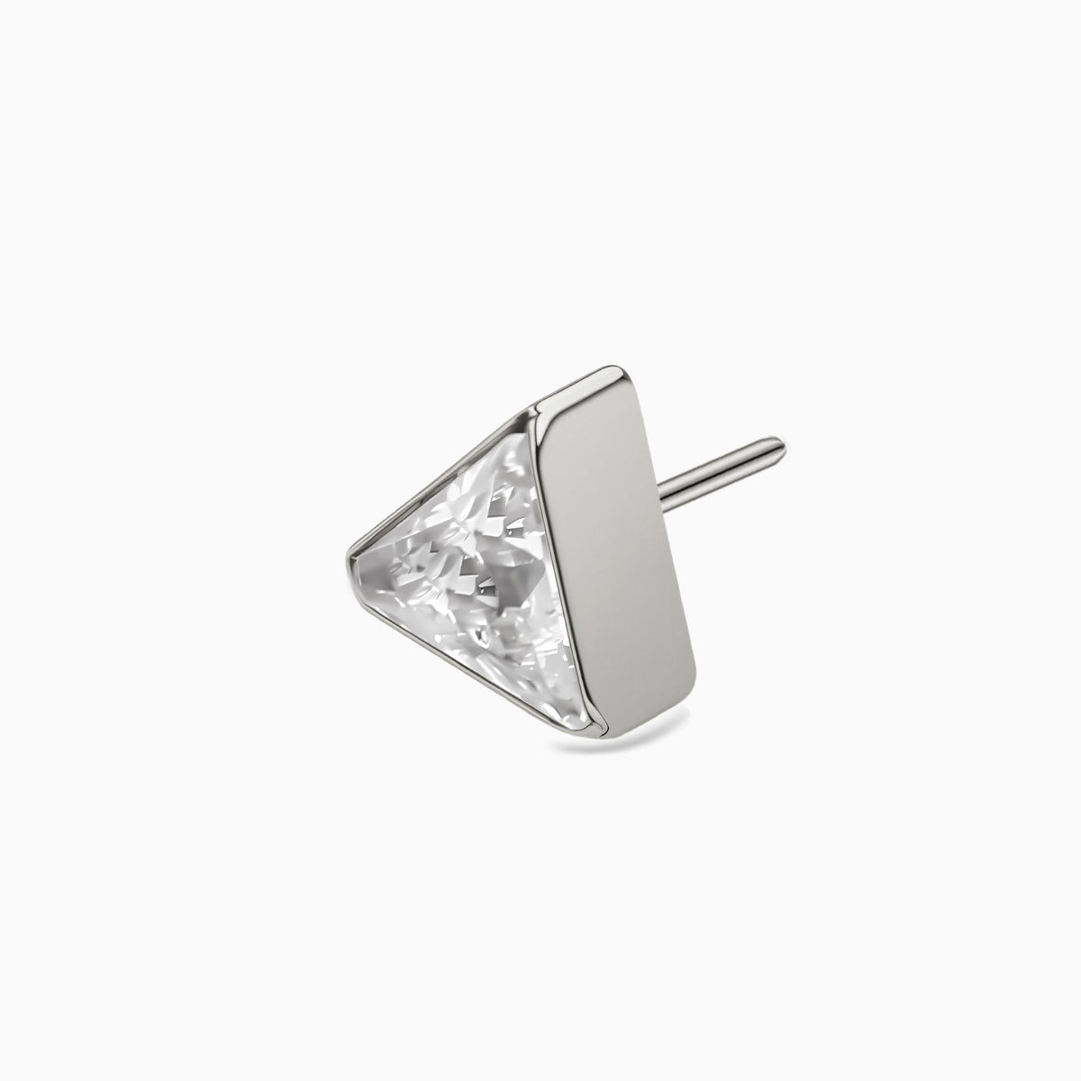 Titanium Threadless Trillion Bezel Top