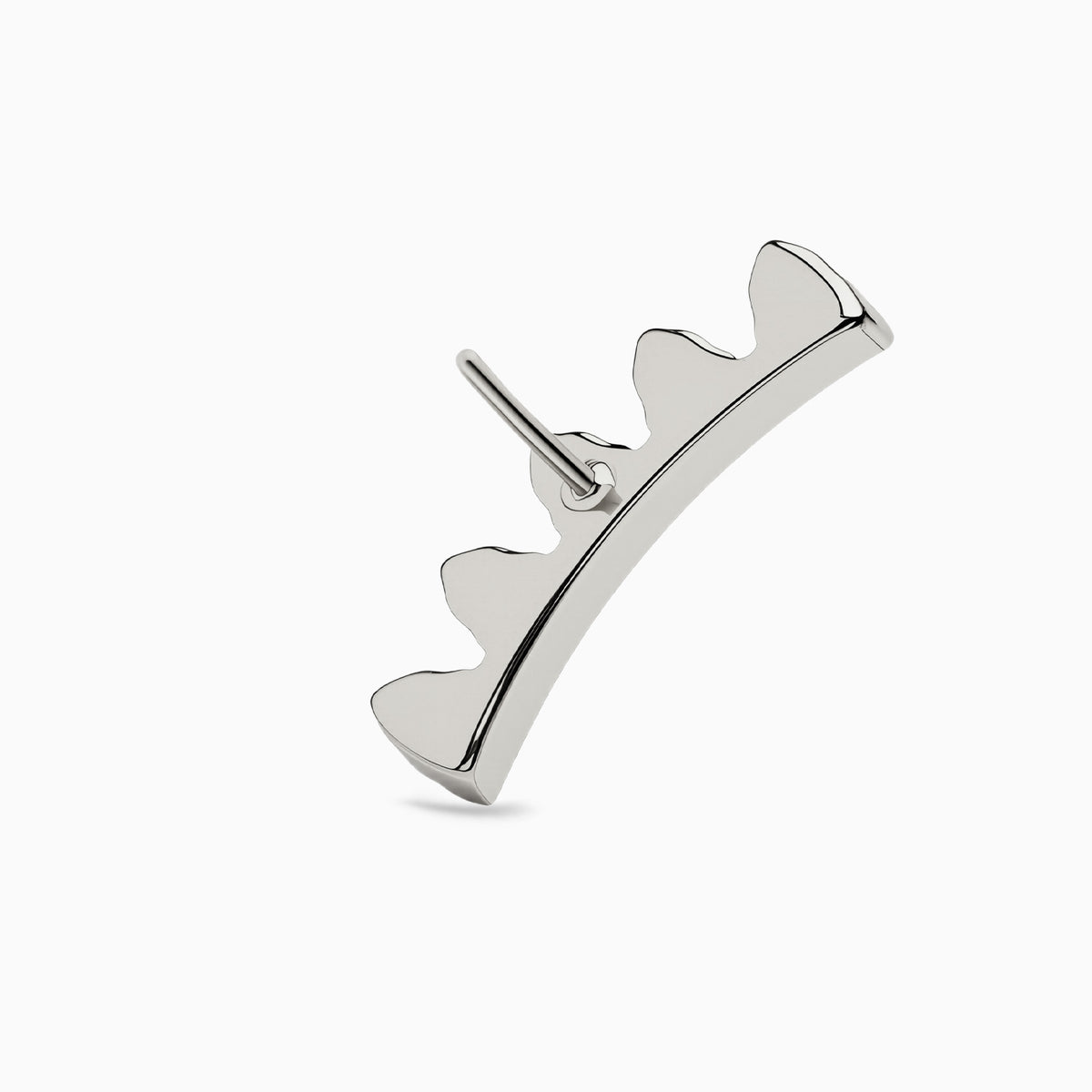 Titanium Threadless Crown Cluster Top