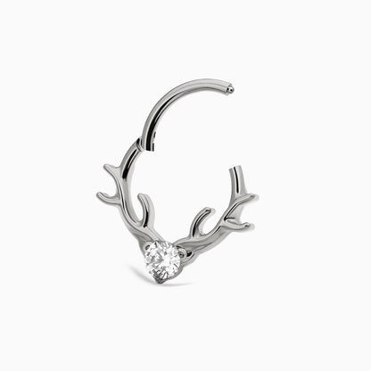 Titanium Antler Front Facing Hinged Clicker
