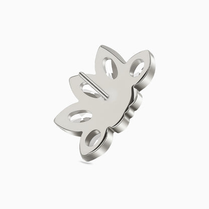 Titanium Threadless Marquise Crown Cluster Top