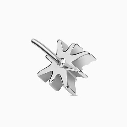 Titanium Threadless Eight-Point Star Gem Top.