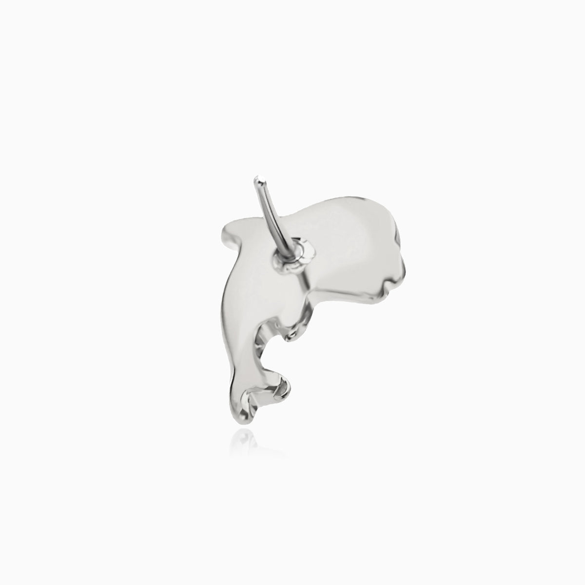 Titanium Threadless Dolphin Top