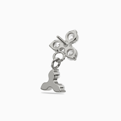 Titanium Threadless Dangle Cluster Top