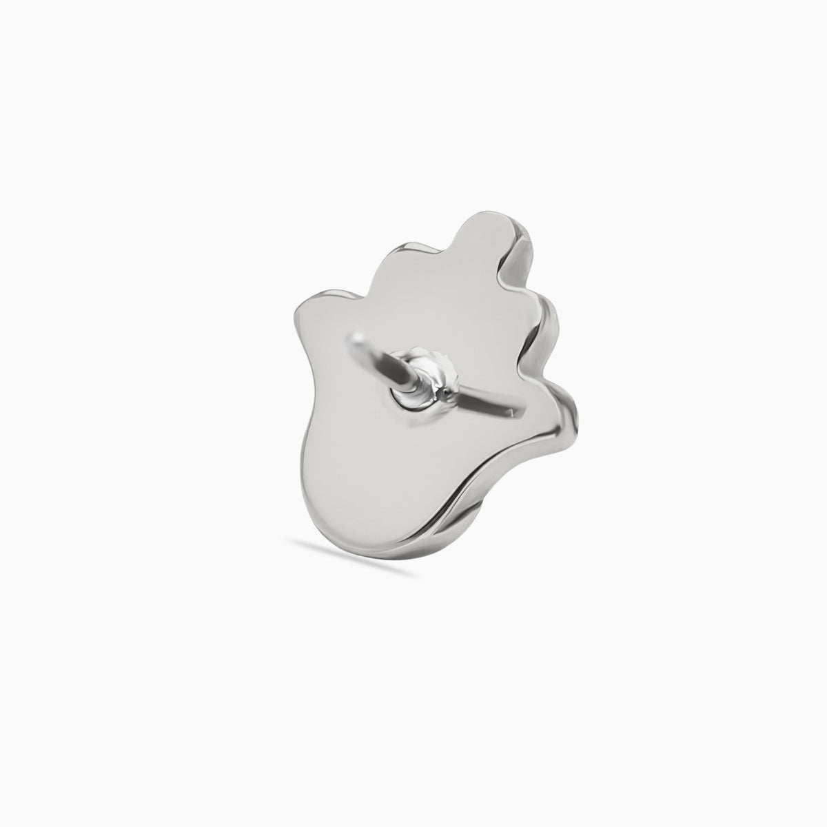 Titanium Threadless Hamsa Hand Top