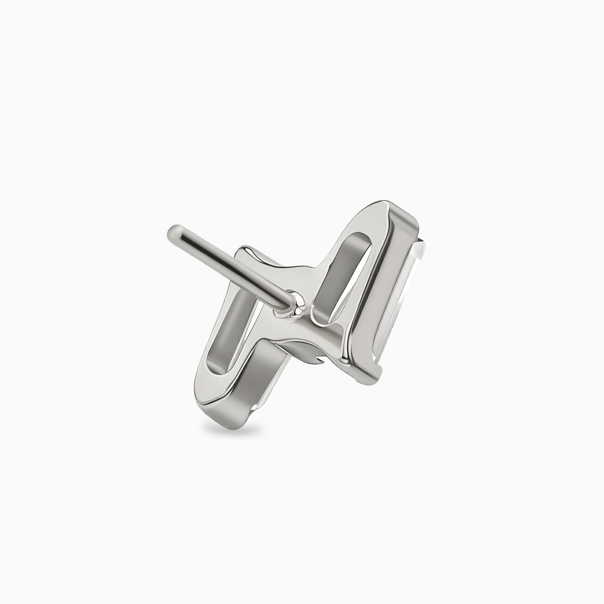 Titanium Threadless Lightning Bolt Gem Top