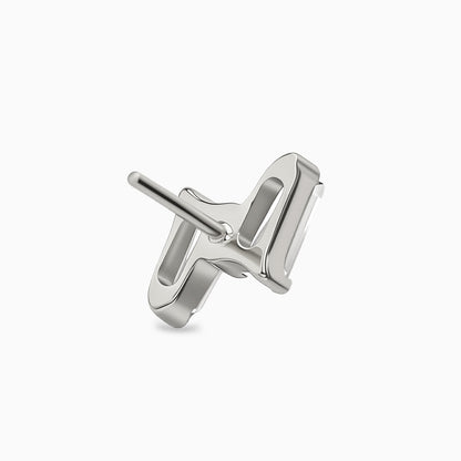 Titanium Threadless Lightning Bolt Gem Top