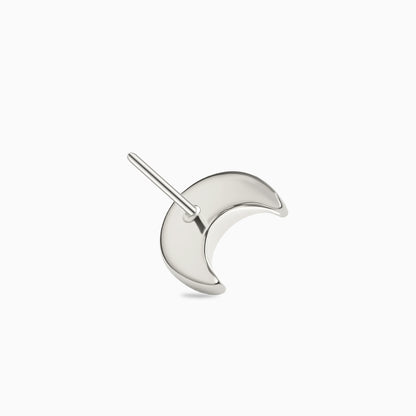 Titanium Threadless Crescent Moon Top.