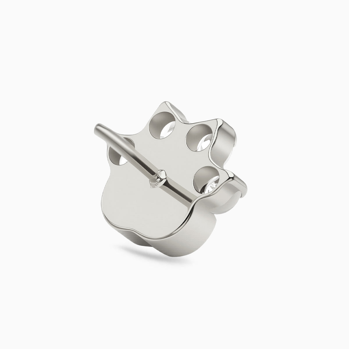 Titanium Threadless Cat Paw Cluster Top