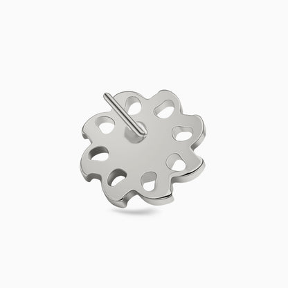 Titanium Threadless Swirl Cluster Top
