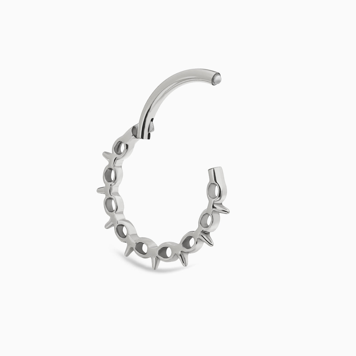 Titanium Spike Front Facing Hinged Clicker