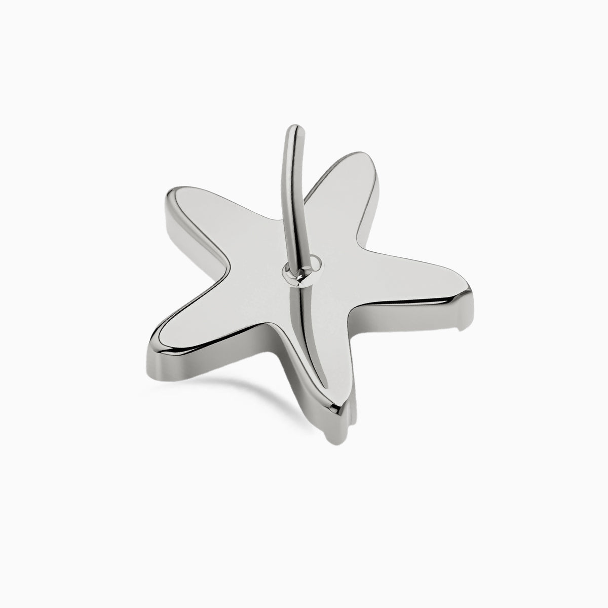 Titanium Threadless Baguette Star Cluster Top