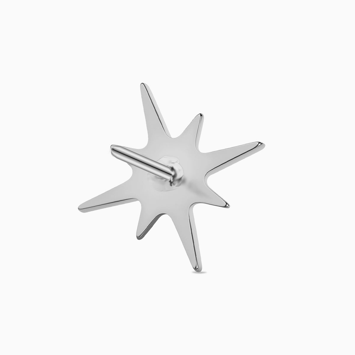 Titanium Threadless North Star Gem Top.