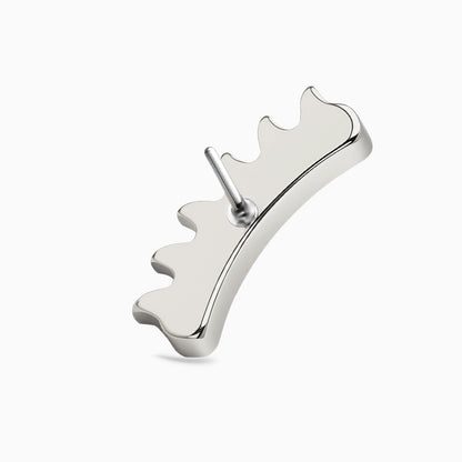 Titanium Threadless Spike Cluster Top