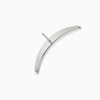 Titanium Threadless Crescent Curved Cluster Top
