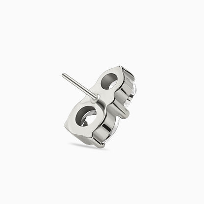 Titanium Threadless Double Round Gem Top.