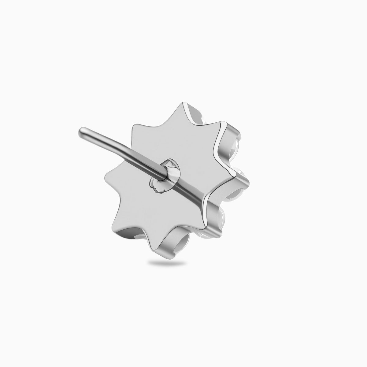 Titanium Threadless Daisy Cluster Gem Top