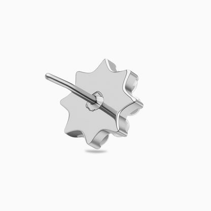 Titanium Threadless Daisy Cluster Gem Top