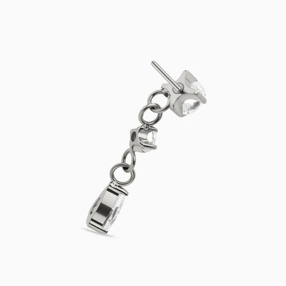 Titanium Threadless Dangle Gem Top