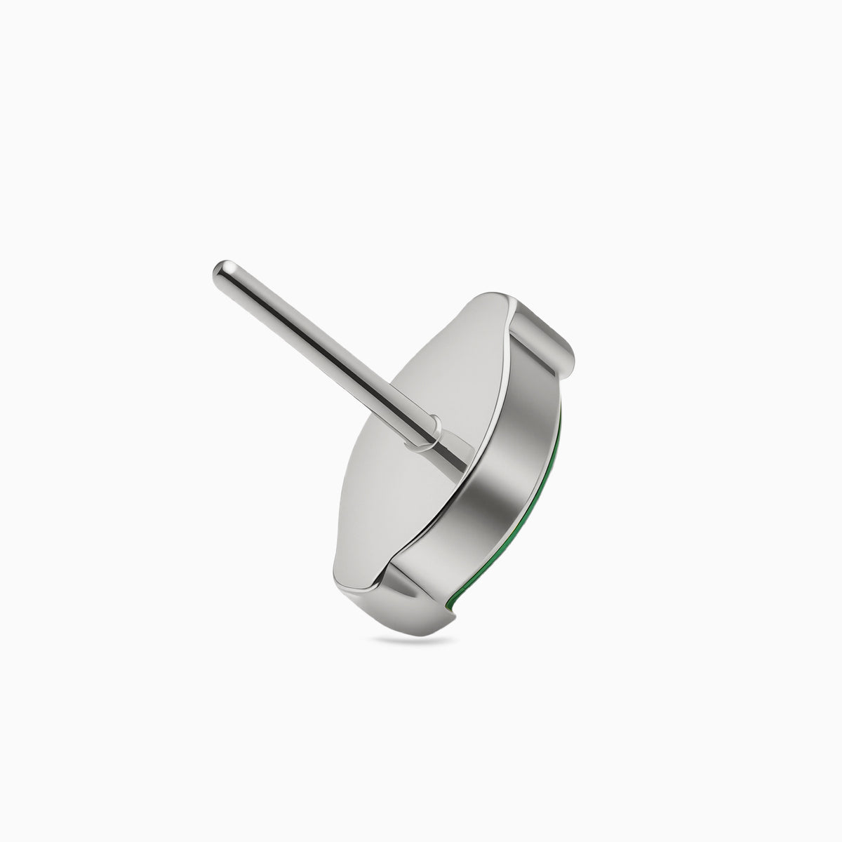 Titanium Threadless Marquise Gem Top